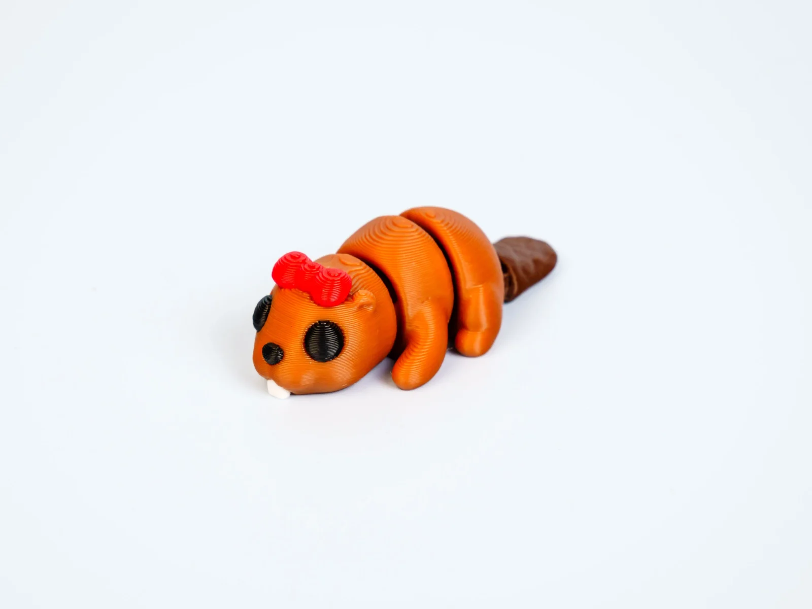 Mini articulated Beaver (Female) - front view