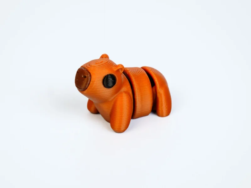 Mini articulated Capybara - front view