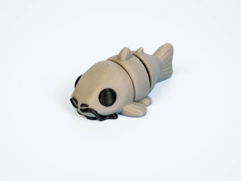 Mini articulated Catfish - front view