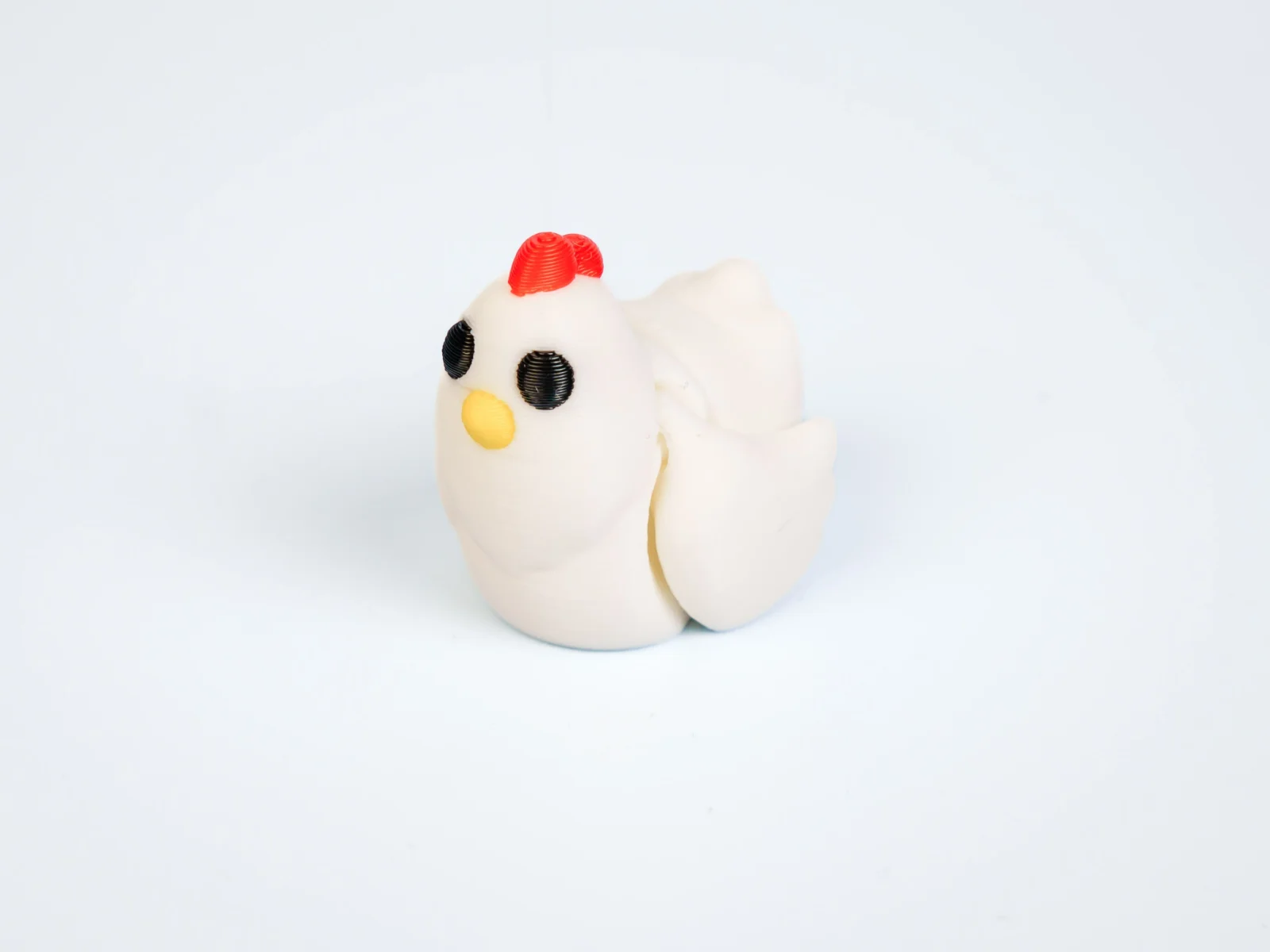 Mini articulated Chicken - front view