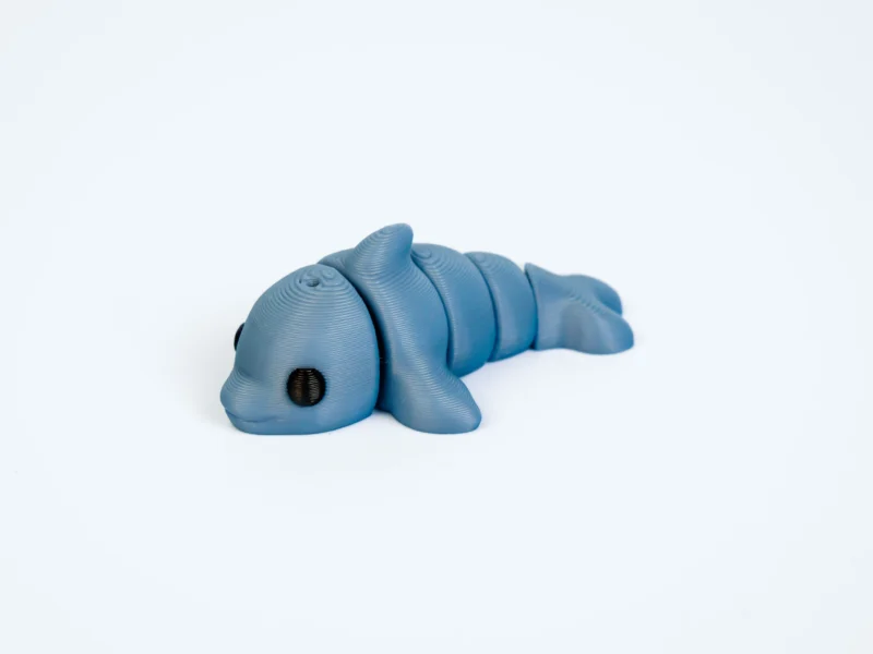 Mini articulated Dolphin - front view