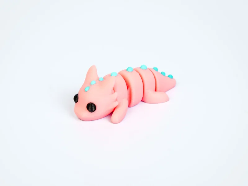 Mini articulated Dragon - front view