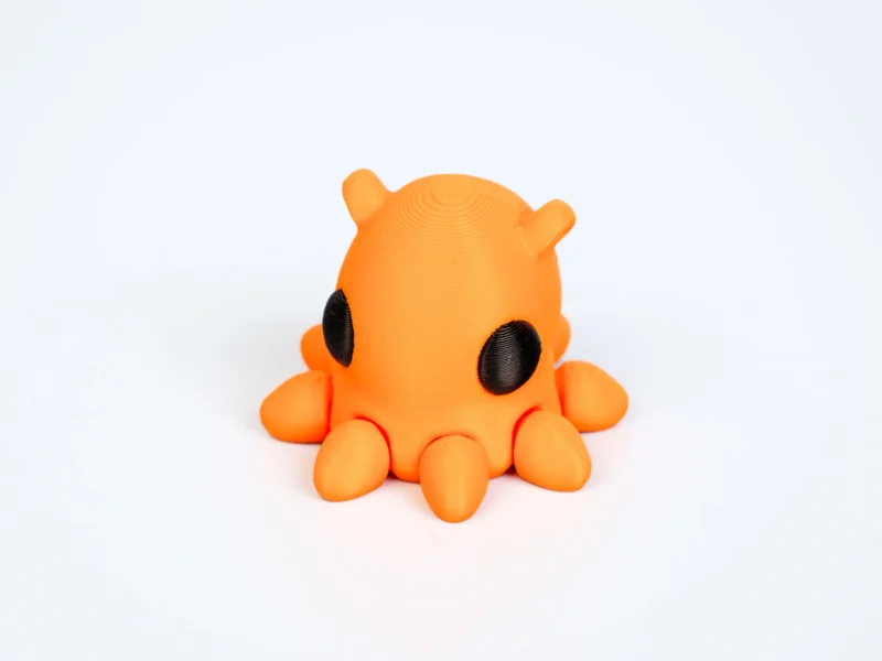 Mini articulated Dumbo Octopus - front view