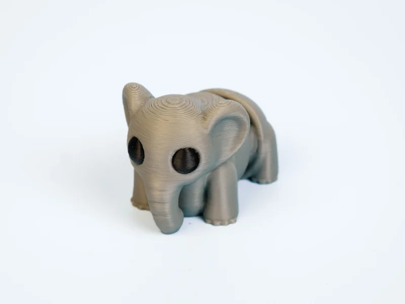Mini articulated Elephant - front view