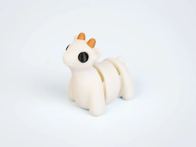 Mini articulated Goat - front view