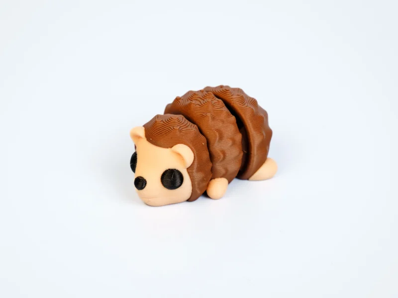 Mini articulated Hedgehog - front view