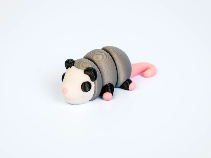 Mini articulated Opossum - front view