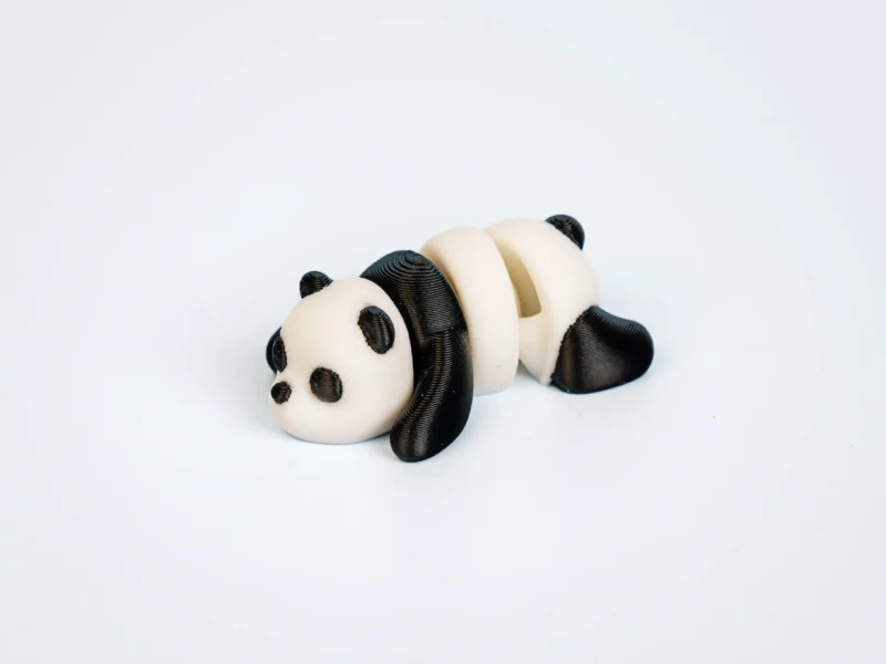 Mini articulated Panda - front view
