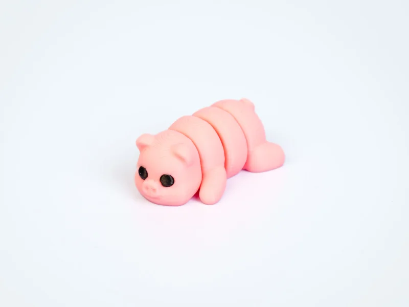 Mini articulated Pig - front view