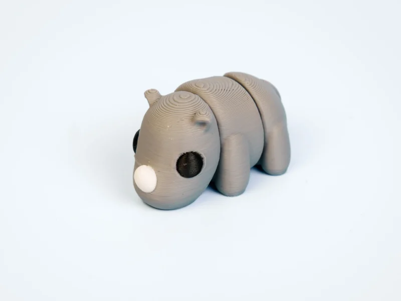 Mini articulated Rhino - front view