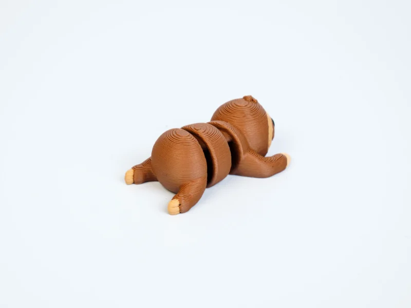Mini articulated Sloth - front view