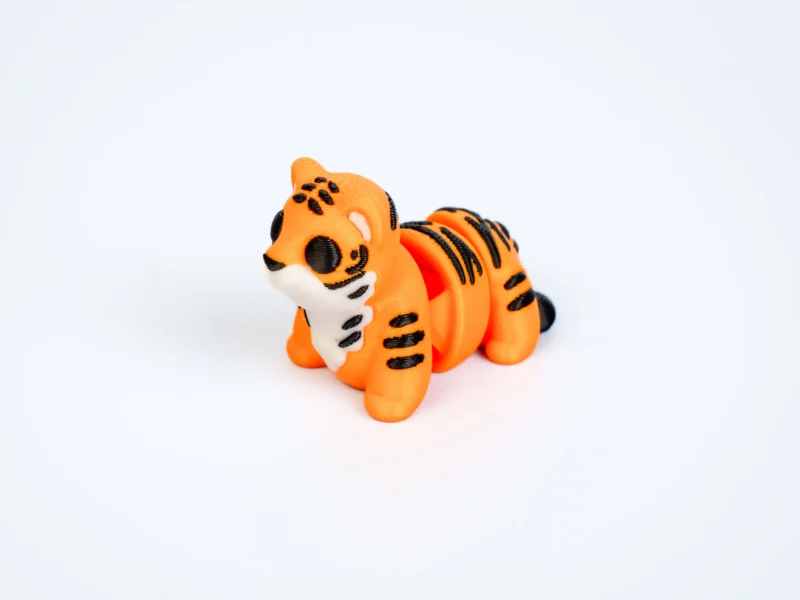 Mini articulated Tiger - front view