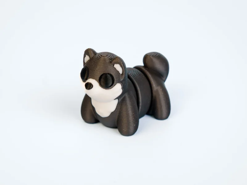 Mini articulated Wolf - front view