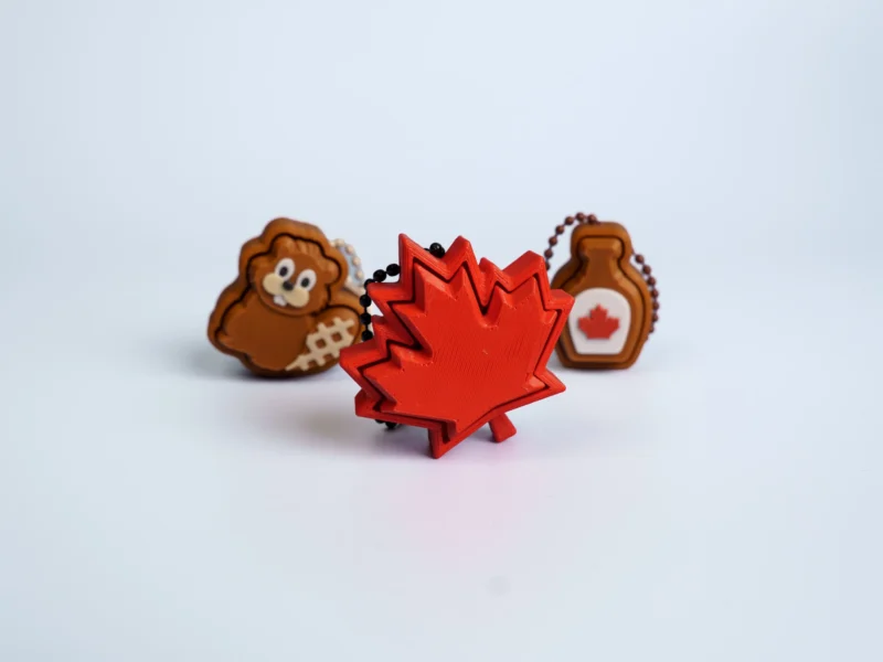 Oh Canada clicker fidget keychain collection