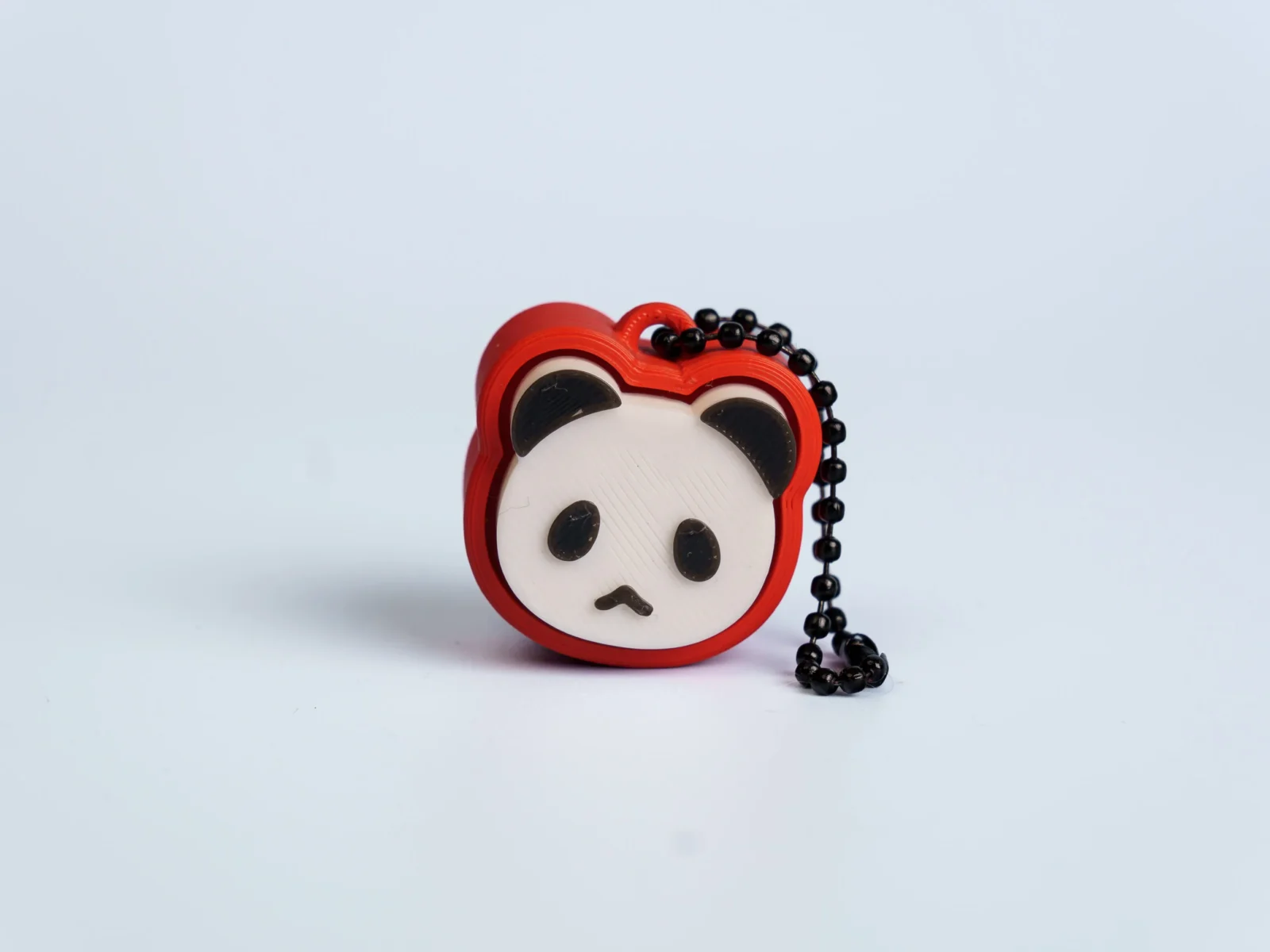 Asian Food clicker fidget keychain - panda bao