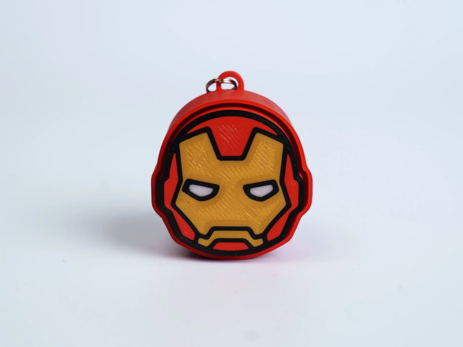 Comic Hero Crew clicker fidget keychain - armoured hero