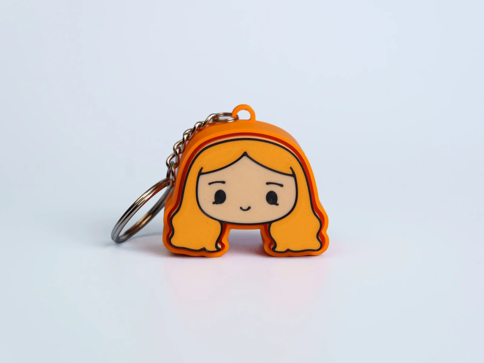Retro Mystery Crew clicker fidget keychain - red haired girl