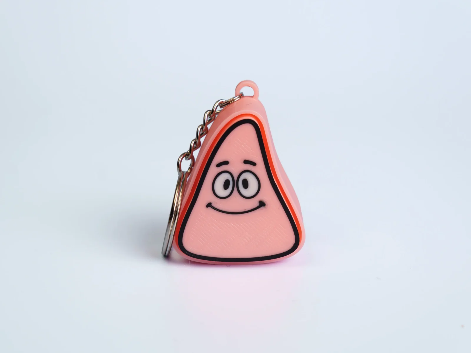 Undersea Pals clicker fidget keychain - pink starfish