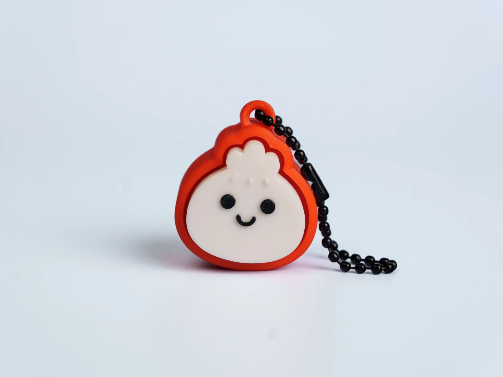Asian Food clicker fidget keychain - soup dumpling