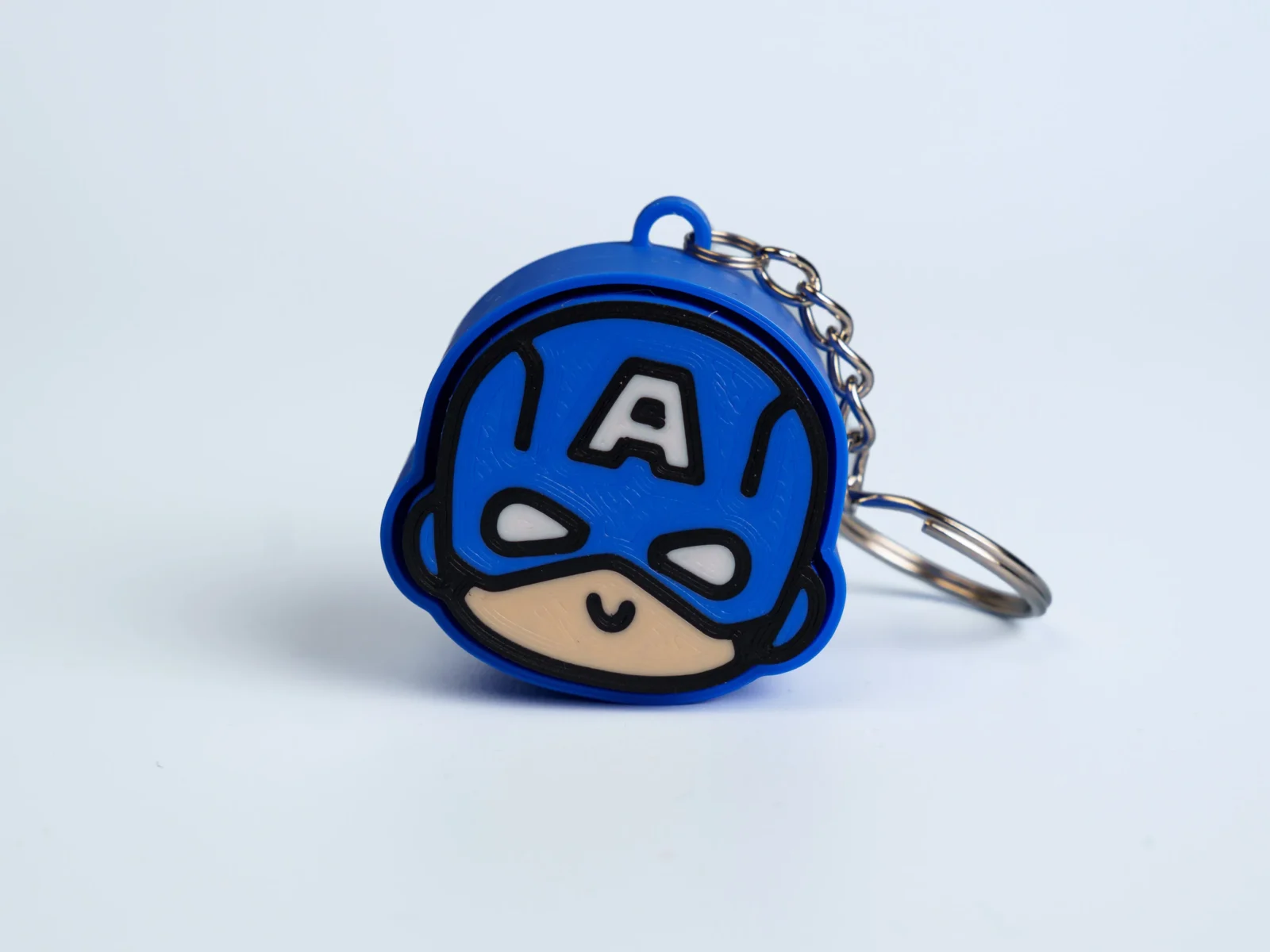 Comic Hero Crew clicker fidget keychain - shield hero