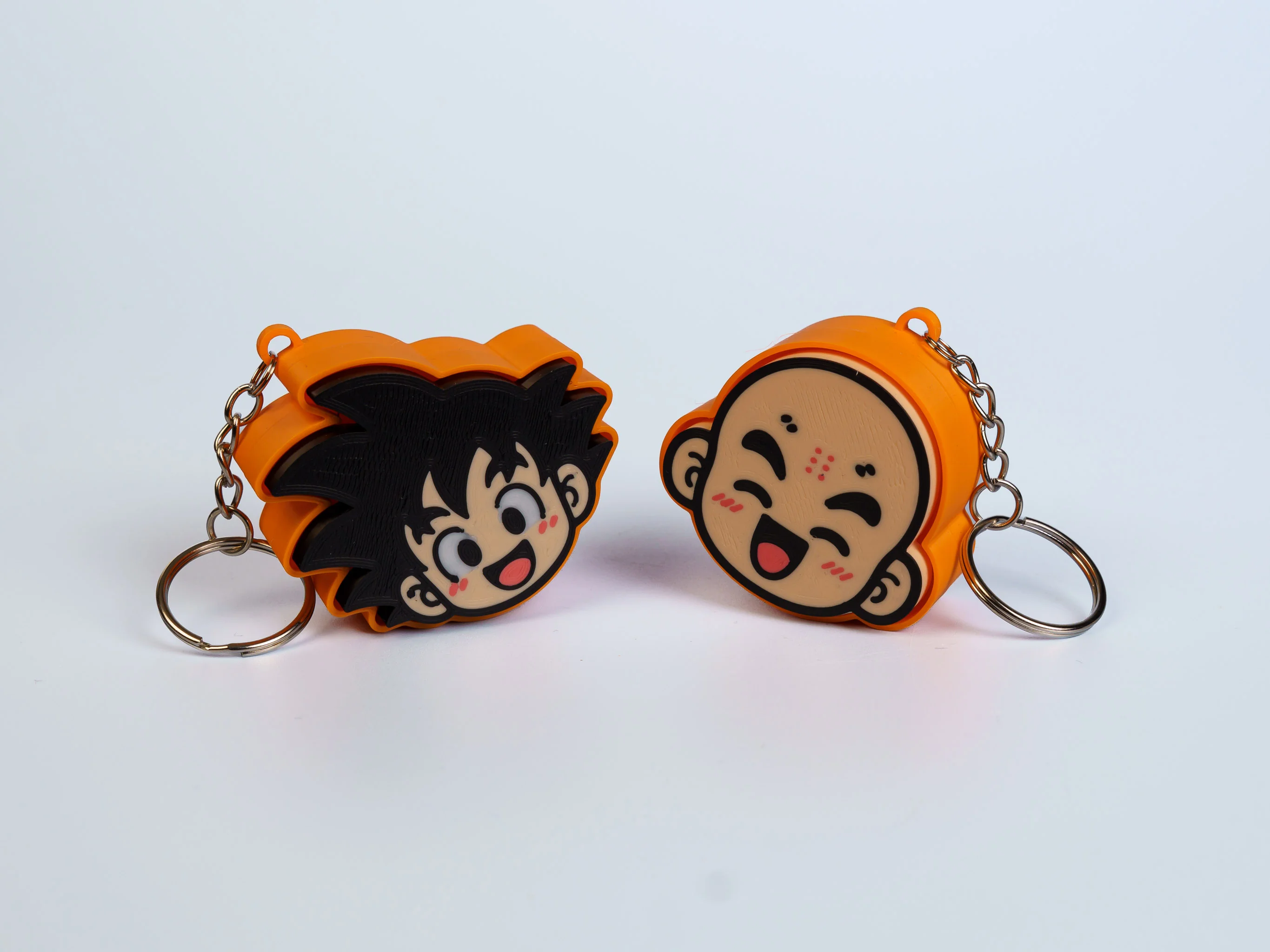 Anime Martial Arts Duo clicker fidget keychain collection