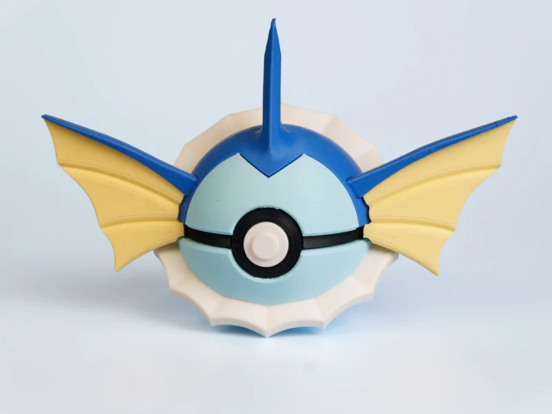 Aqua Morph Tide Creature Ball collectible figure - front view