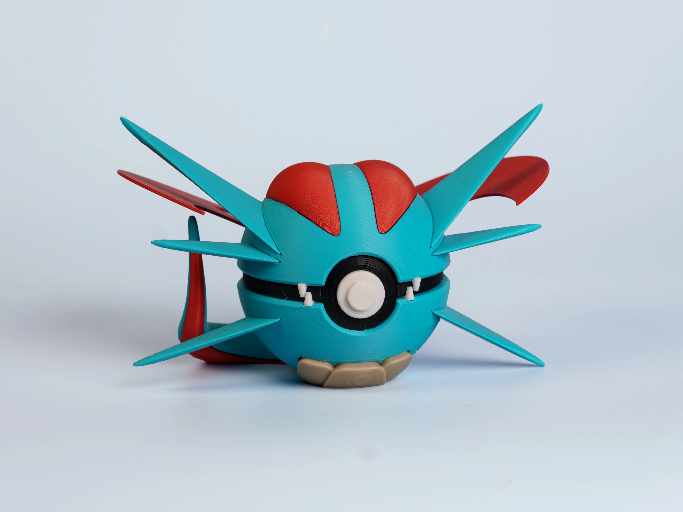 Crimson Wing Drake Creature Ball collectible figure - front view