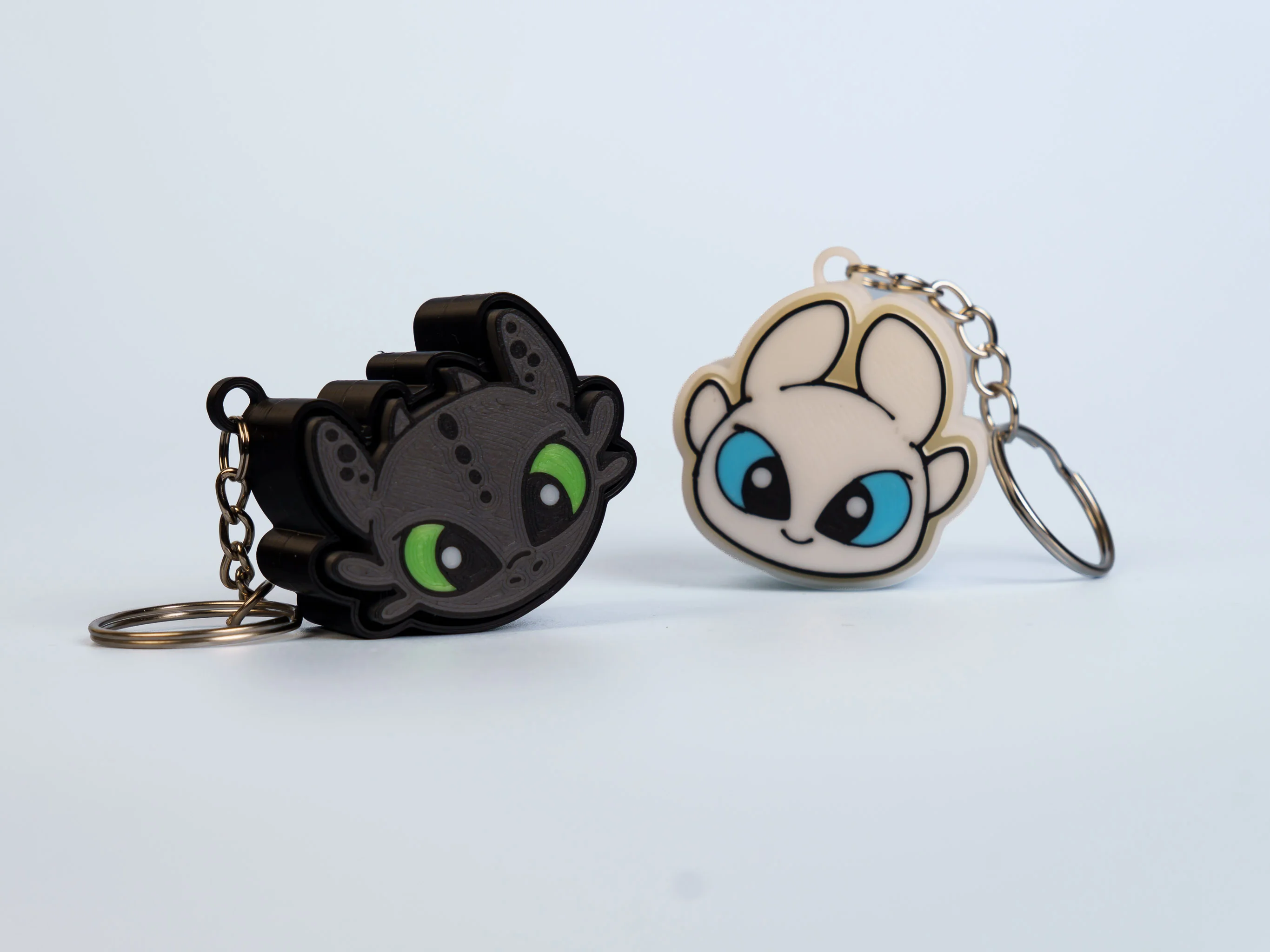 Dragon Companions clicker fidget keychain collection