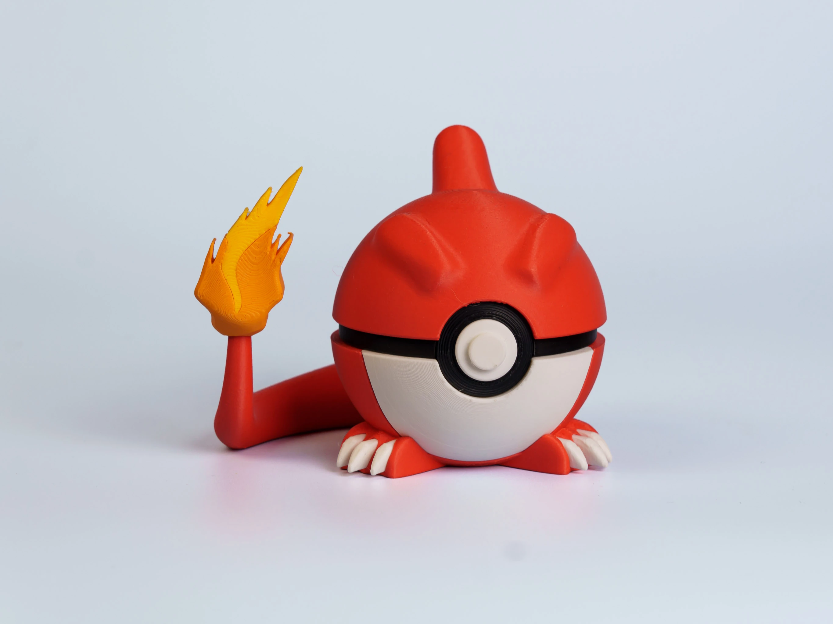 Fierce Ember Claw Creature Ball collectible figure - front view