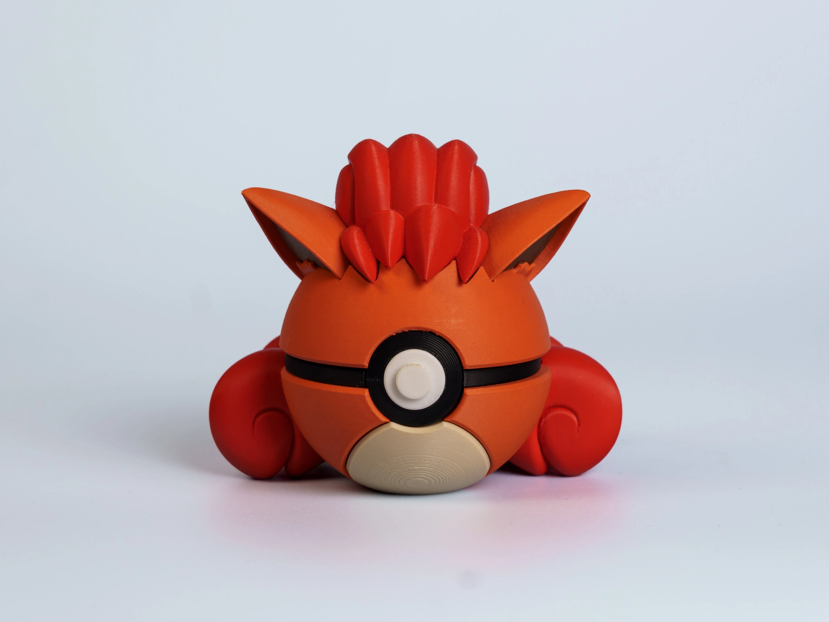 Fire Fox Ember Creature Ball collectible figure - front view