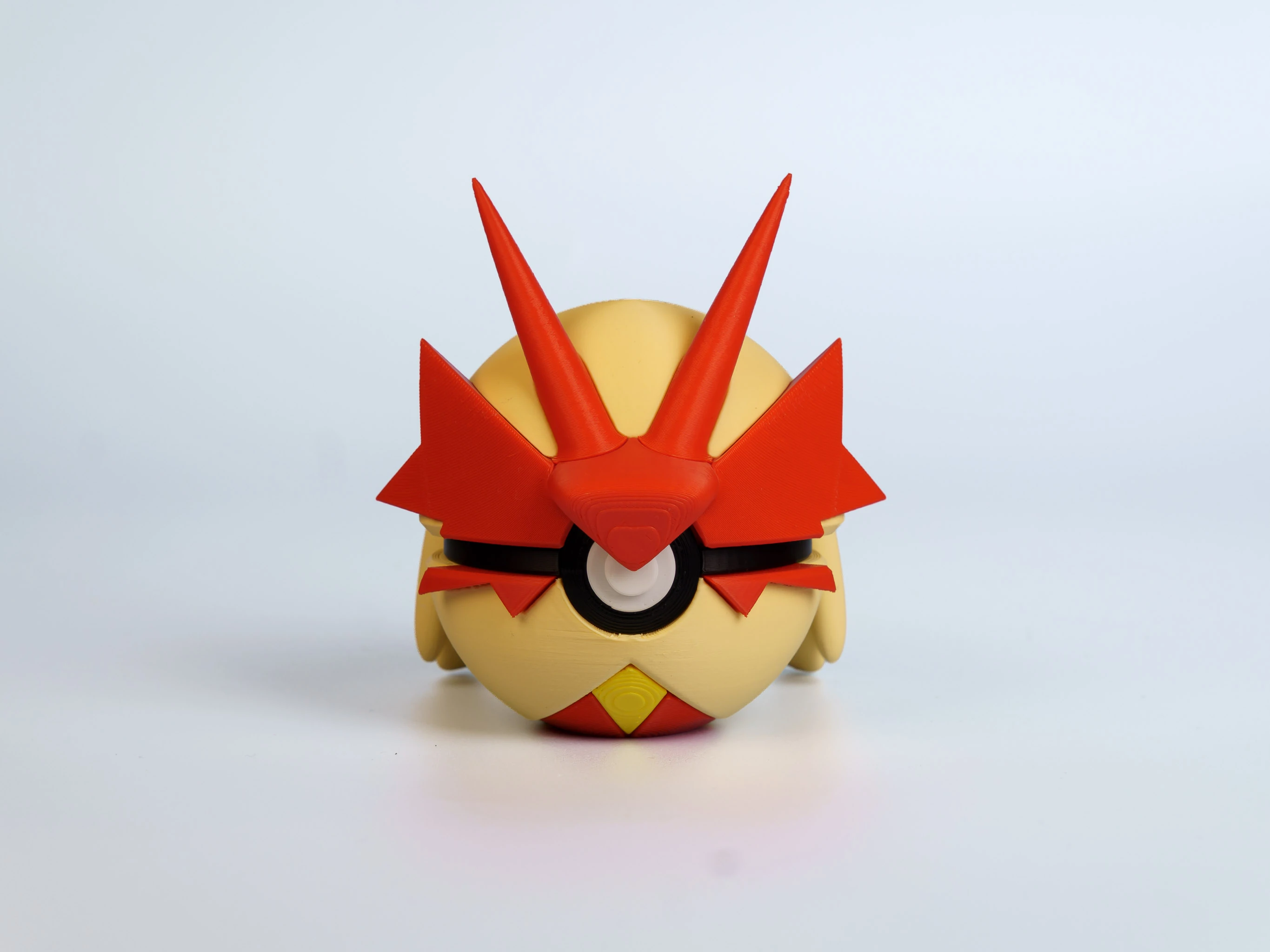 Flame Kick Champion Creature Ball collectible figure - front view