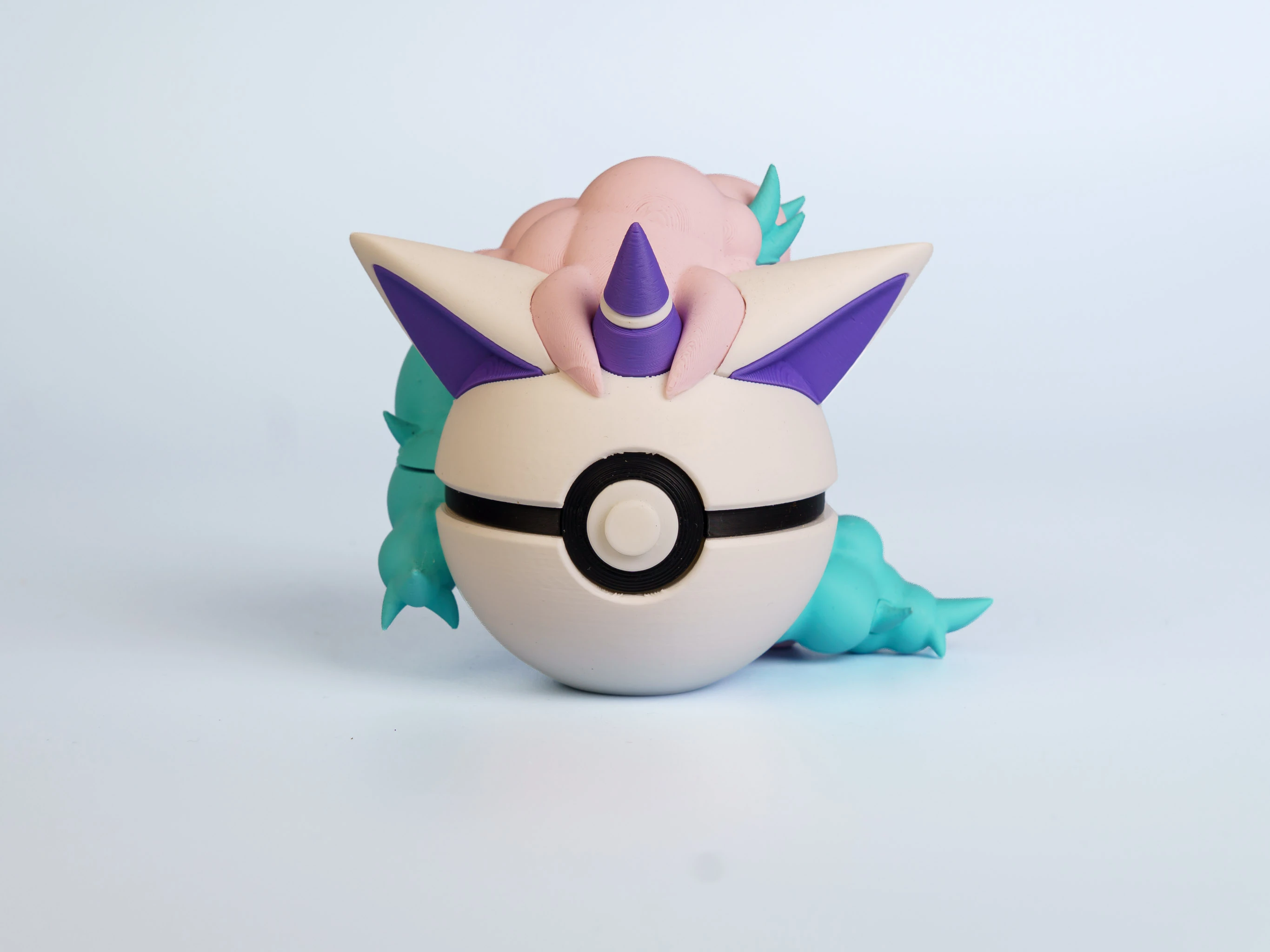 Flame Runner Dash Creature Ball collectible figure - front view