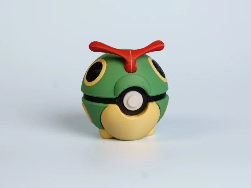 Leaf Trail Crawler Creature Ball collectible figure - front view