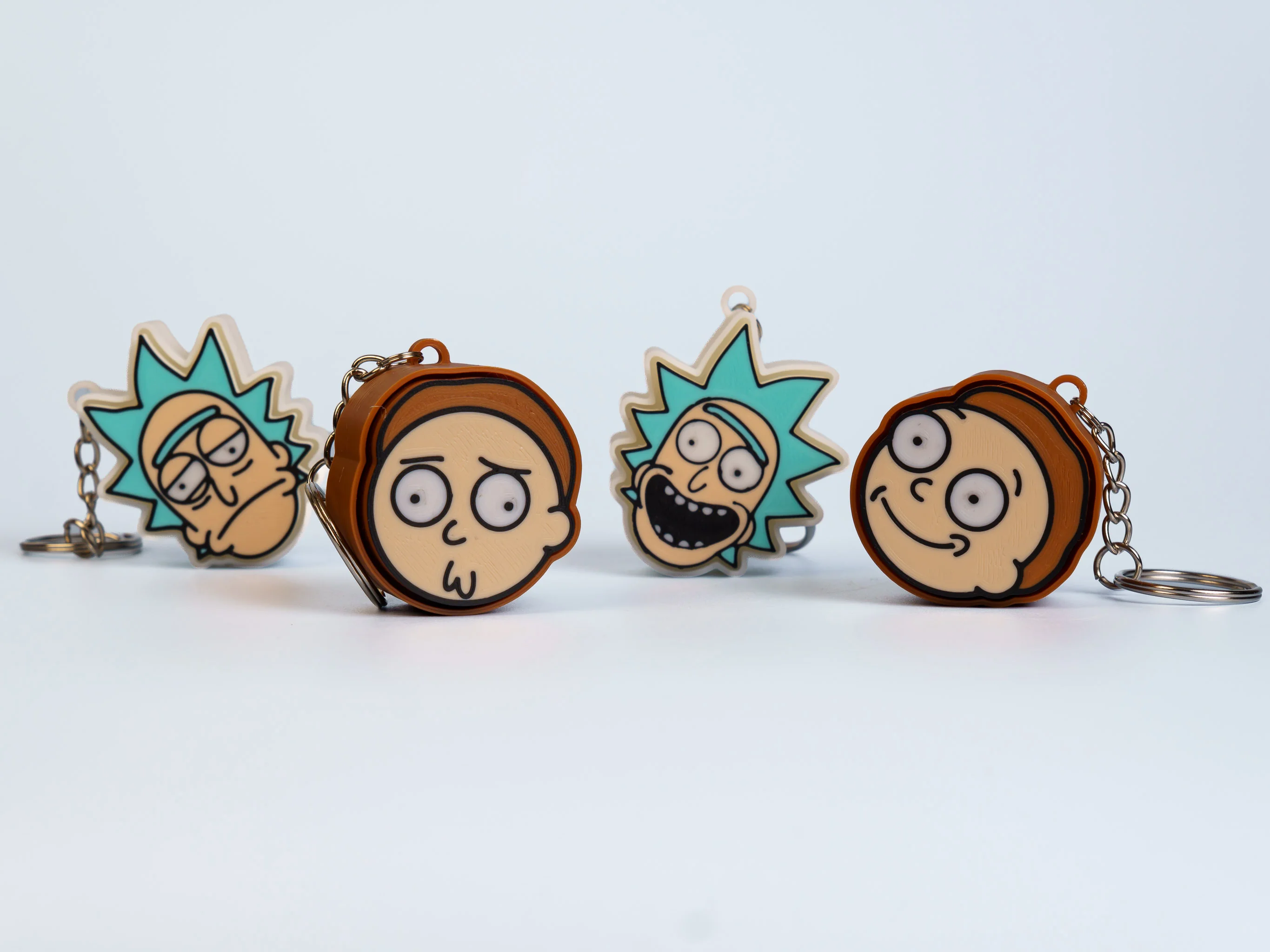 Portal Adventure Duo clicker fidget keychain collection