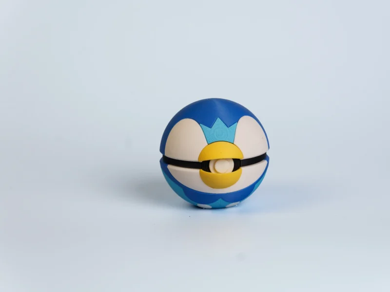 Proud Penguin Sprout Creature Ball collectible figure - front view