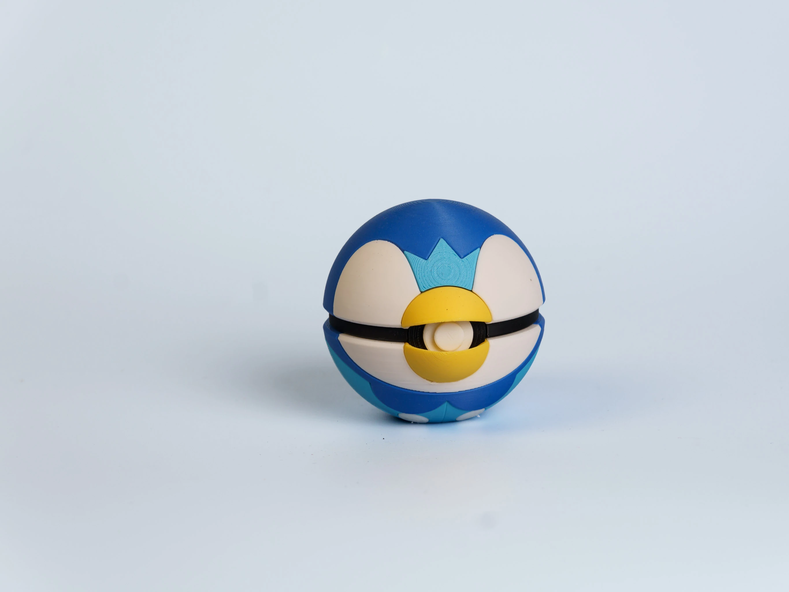 Proud Penguin Sprout Creature Ball collectible figure - front view