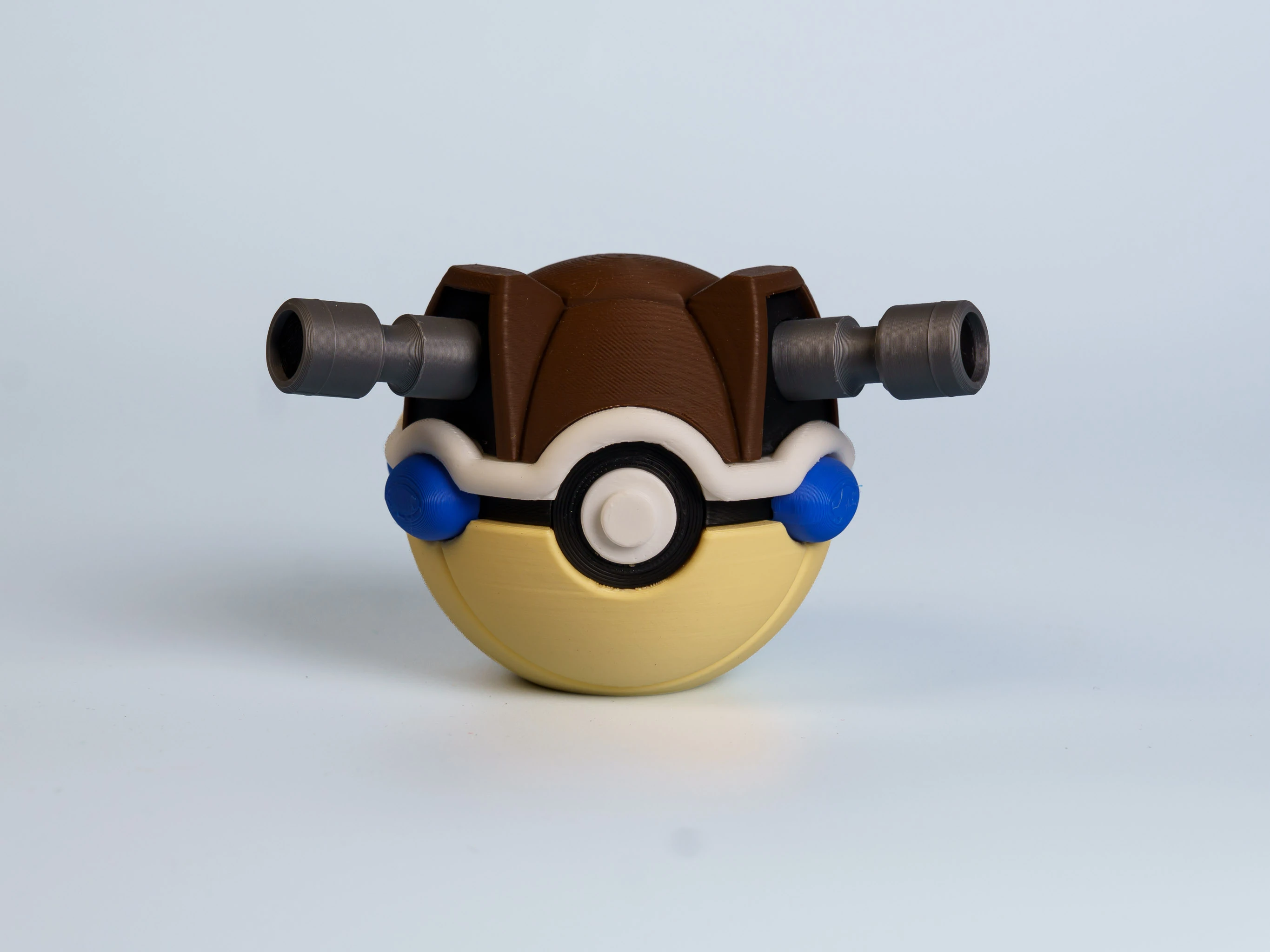 Shell Cannon Titan Creature Ball collectible figure - front view