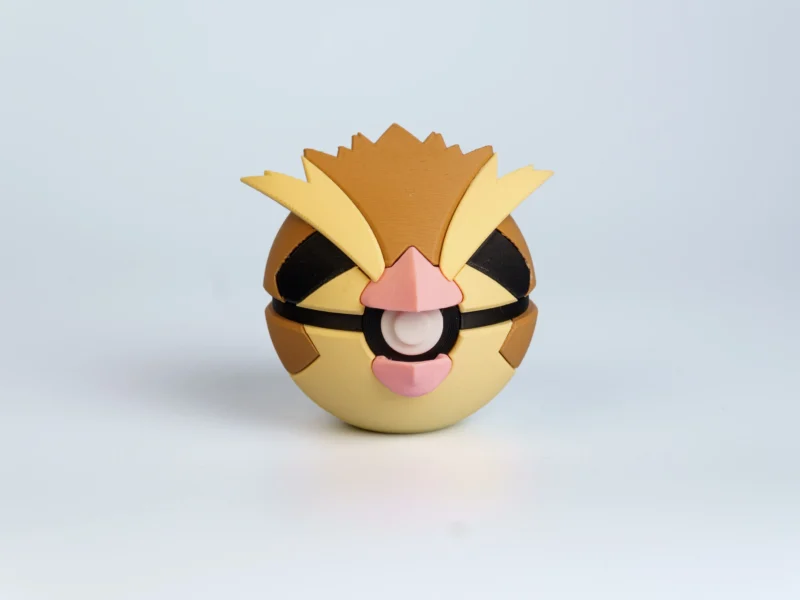 Small Breeze Bird Creature Ball collectible figure - front view
