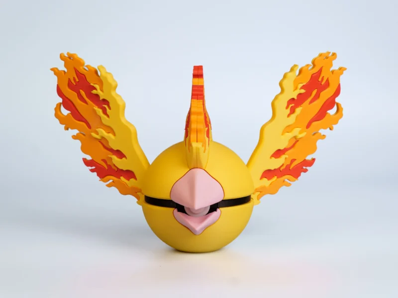 Solar Flame Wing Creature Ball collectible figure - front view
