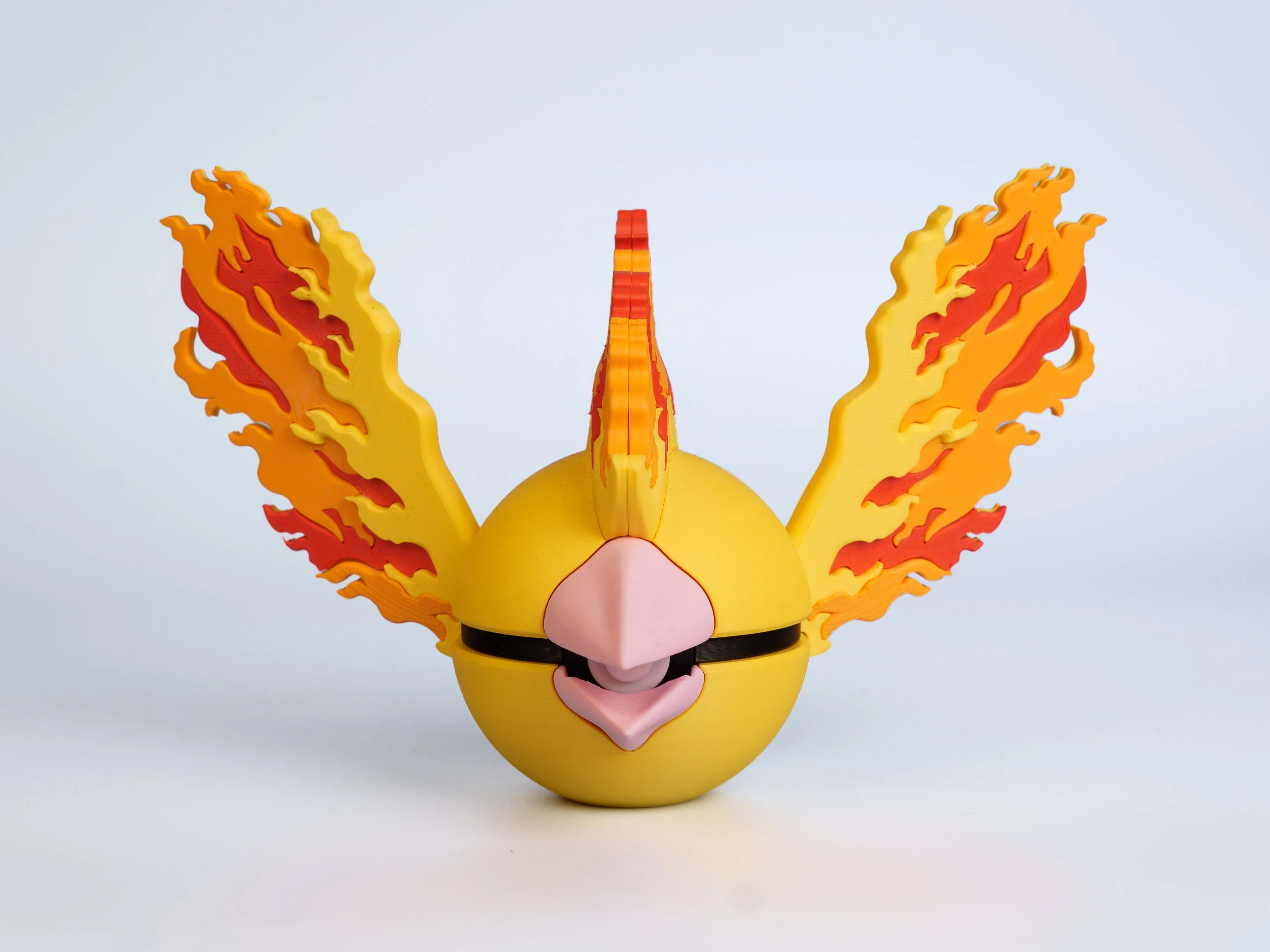 Solar Flame Wing Creature Ball collectible figure - front view