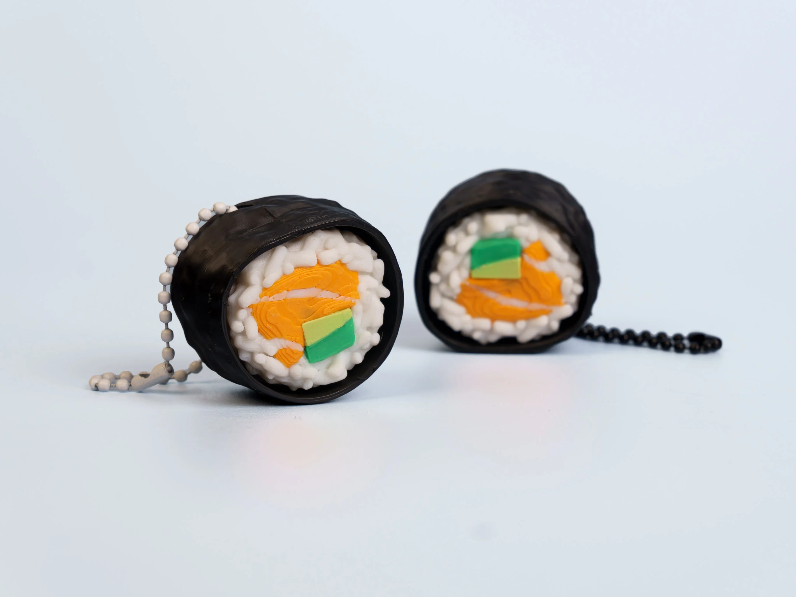 Sushi Rolls clicker fidget keychain collection