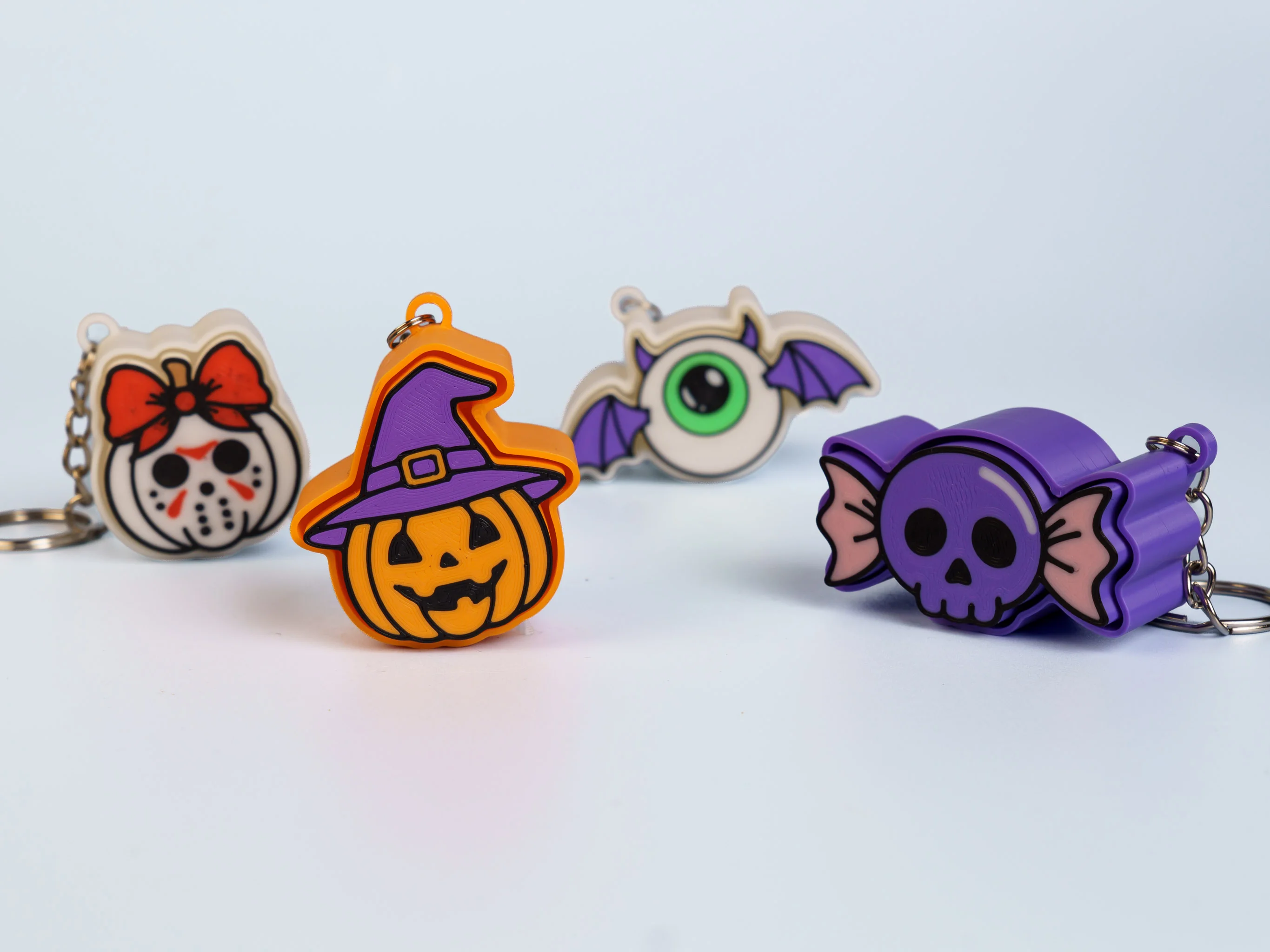Halloween Icons clicker fidget keychain collection