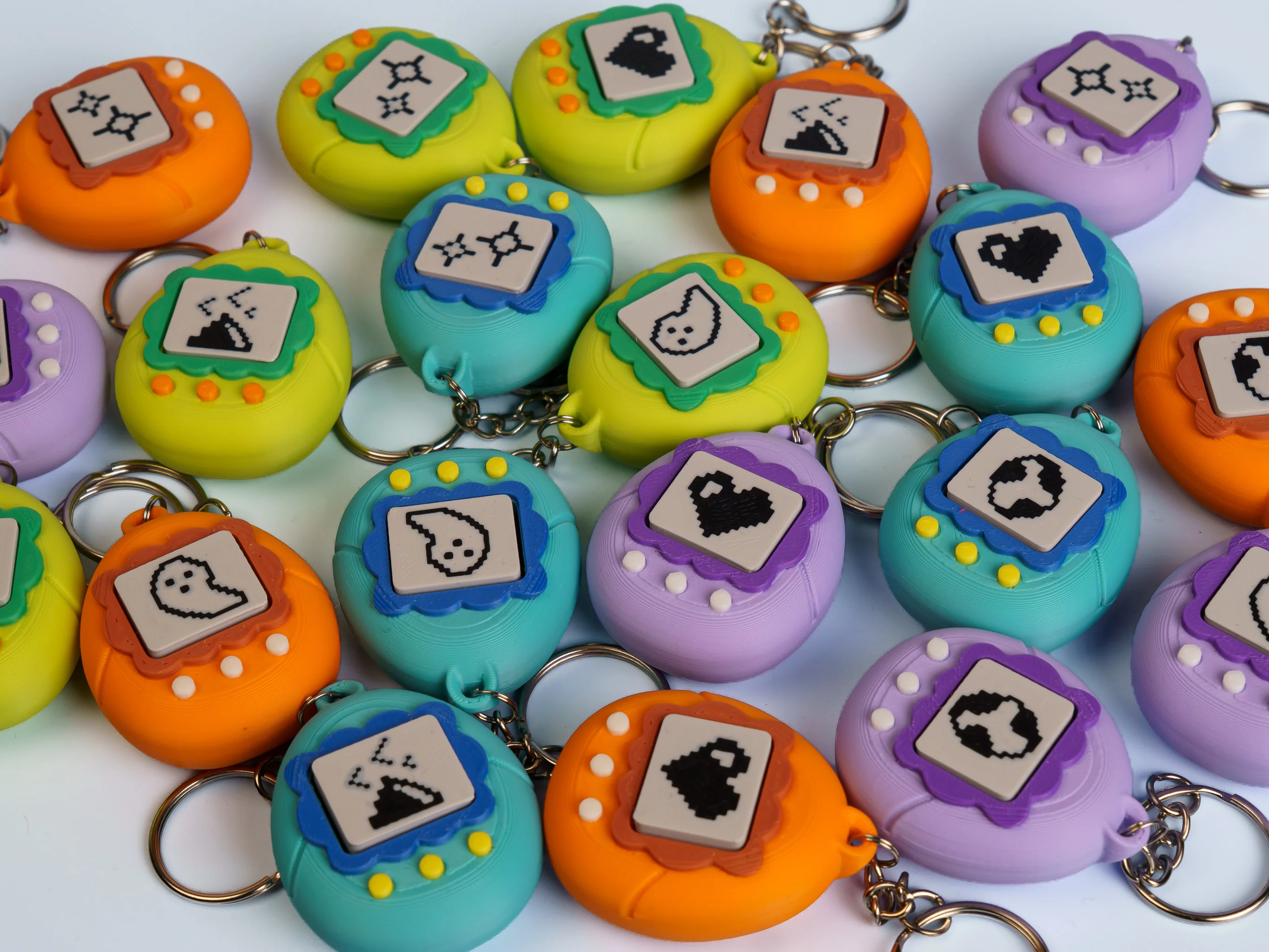 Pixel Pet Keychains clicker fidget keychain collection